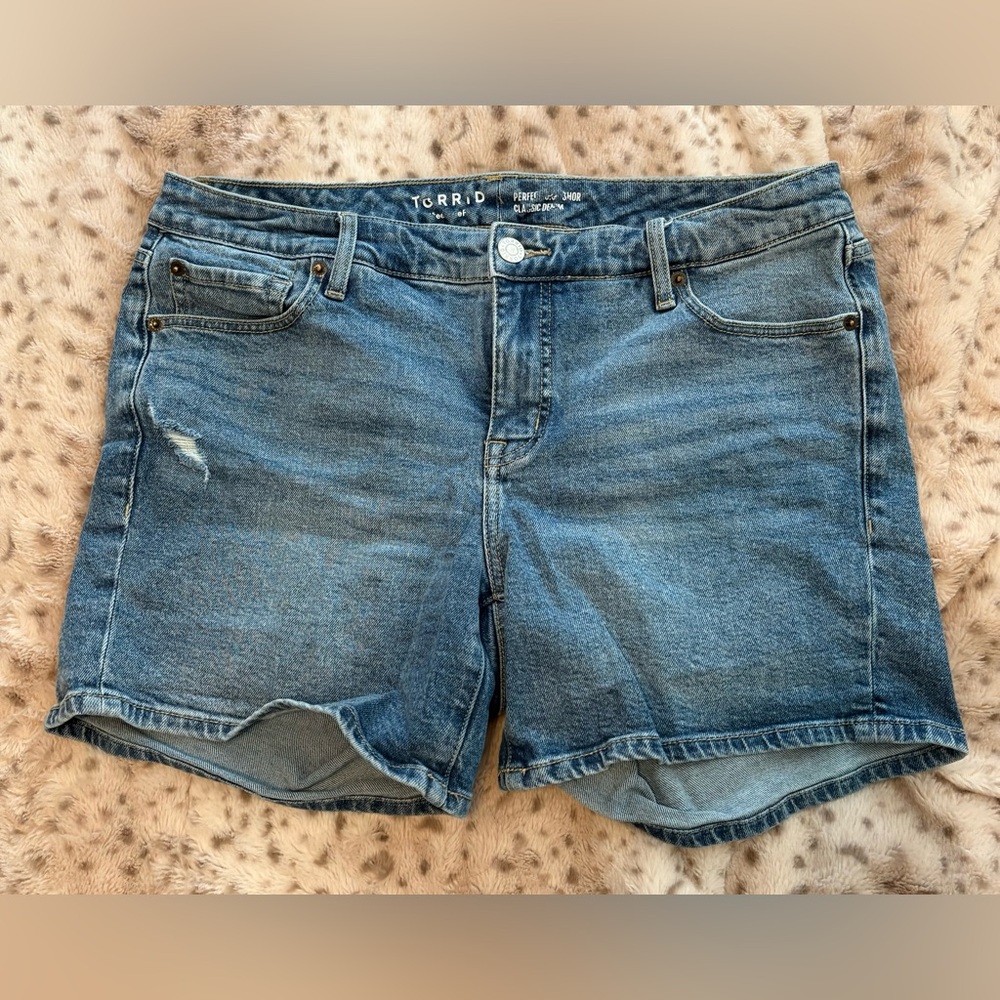 Torrid Classic Blue Jean Shorts